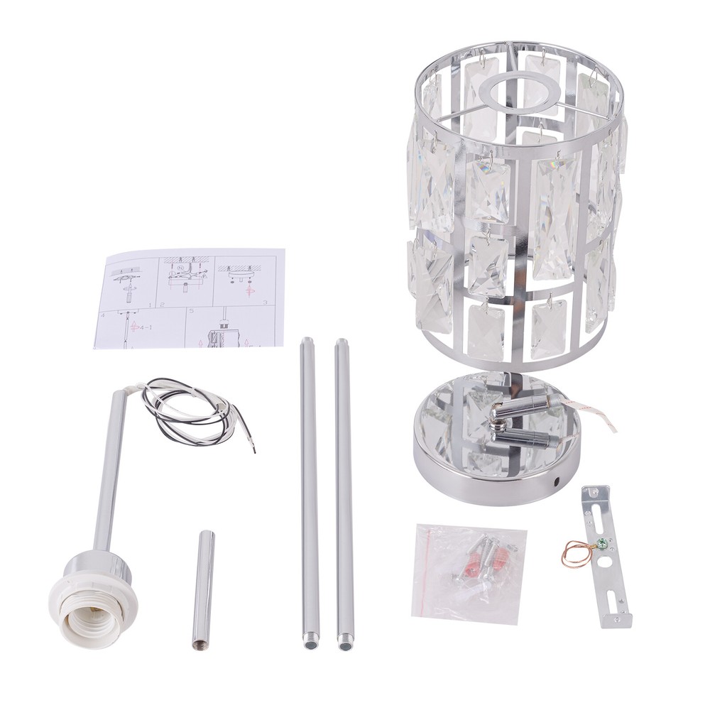 Ceiling-mounted Light, Adjustable Height, Modern Crystal Pendant Light Fixture?