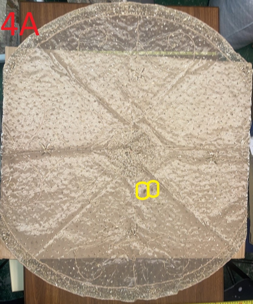 Embroidered Sheer Table Topper Runner, various sizes, shapes & colors