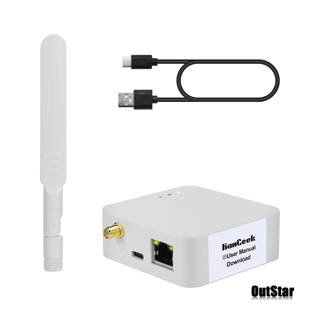 HamGeek HMG-01 Plus POE White Universal ZigBee Gateway ZigBee Coordinator -USA