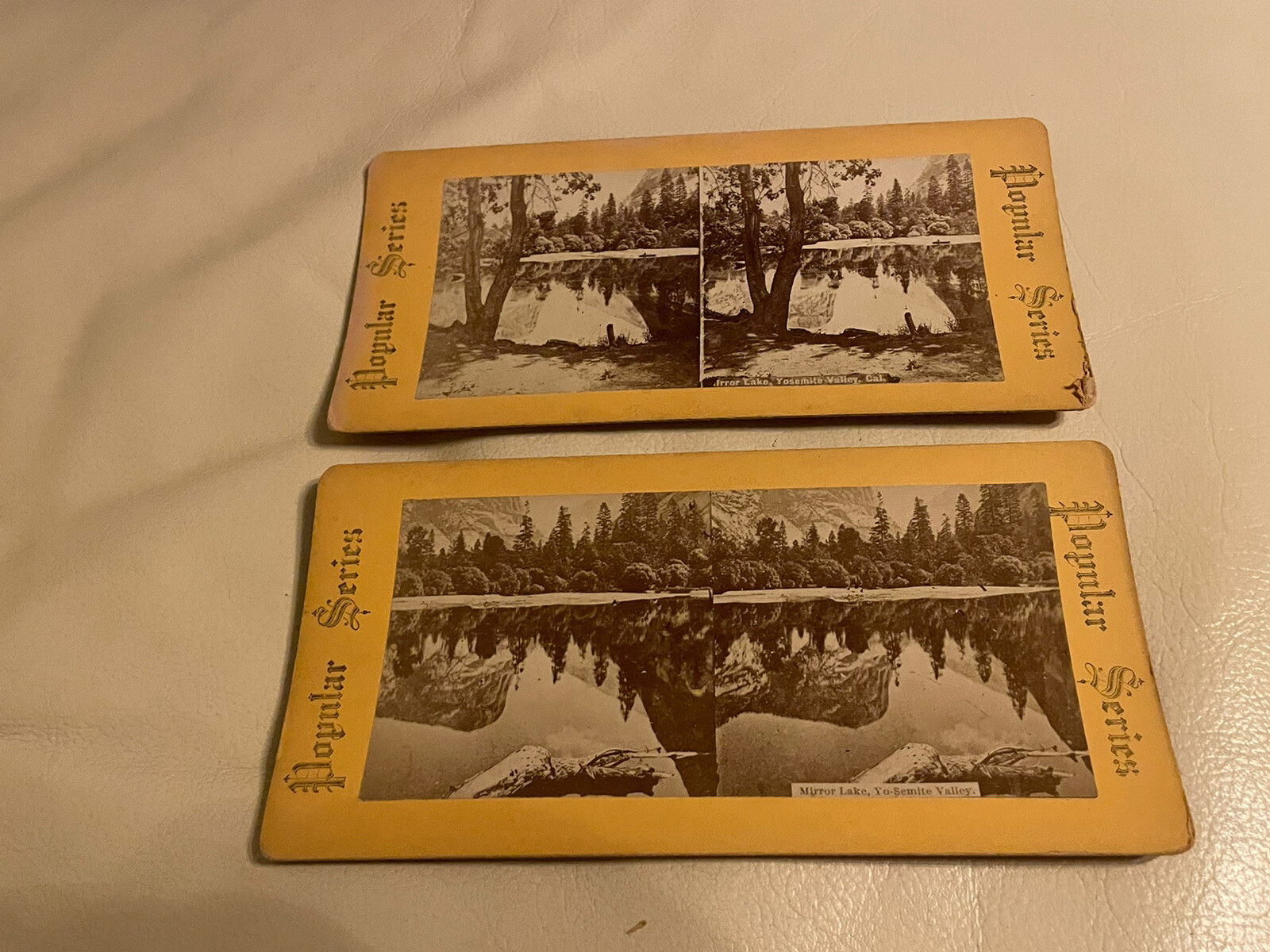 2 Mirror Lake, Yosemite Valley, California (2) Popular Series