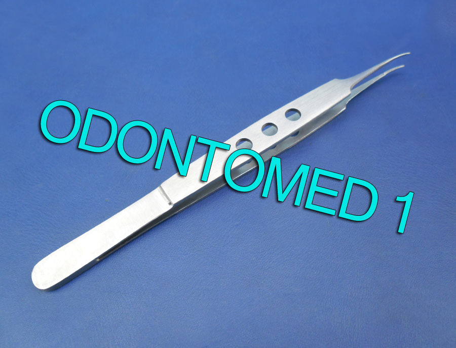 O.R GRADE FINE POINT SUTURE TYING PLATFORM FORCEPS 6" CURVED