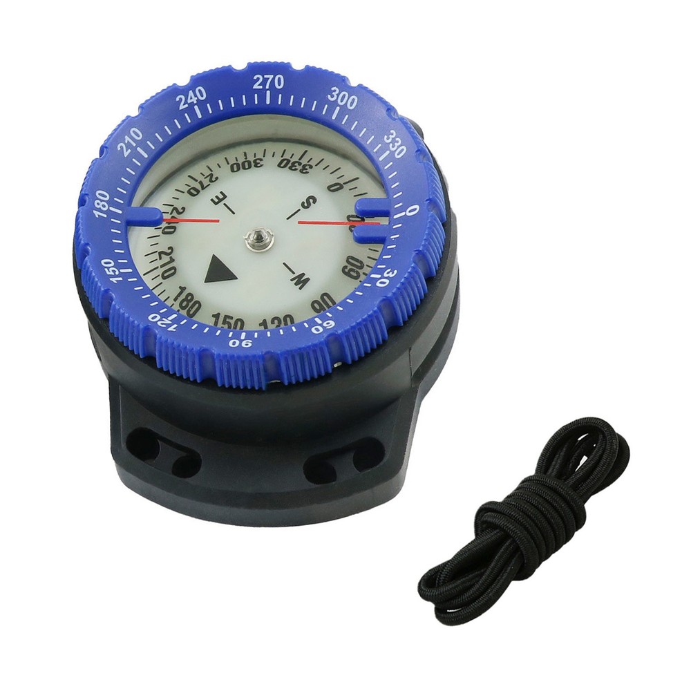 50M Underwater Diving Compass Luminous Dive Wrist Compass Waterproof AVWD YGLS