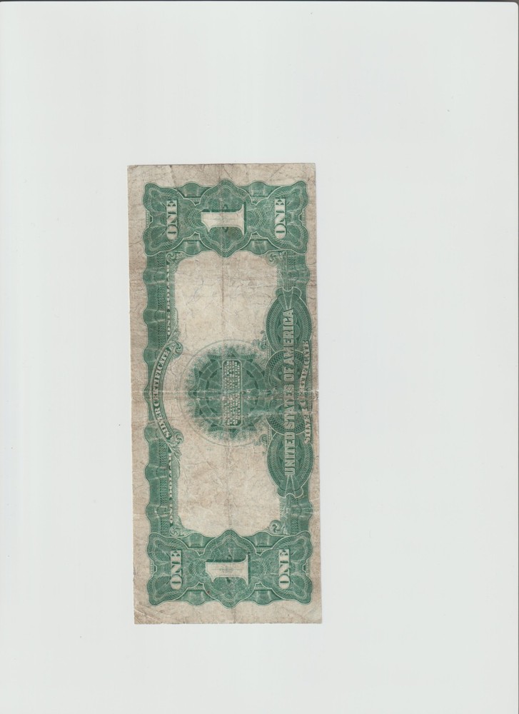 1899 $1 Silver Certificate Black Eagle in circulated condition