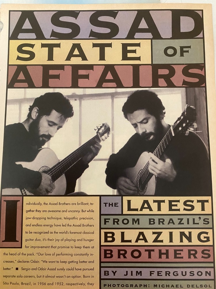 The Assad Brothers, Two Page Vintage Clipping