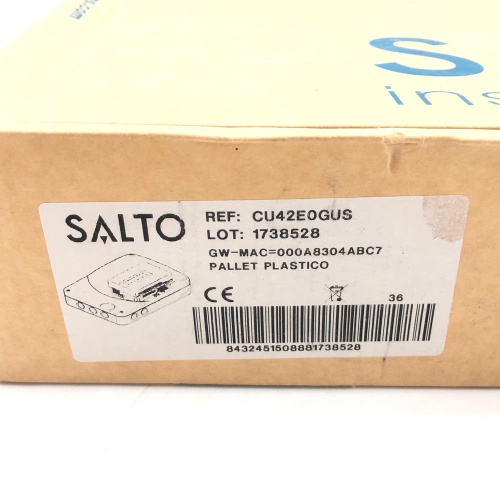 NEW Salto CU42EOGUS On-Line Ethernet Based Controller Unit with Grey Cover
