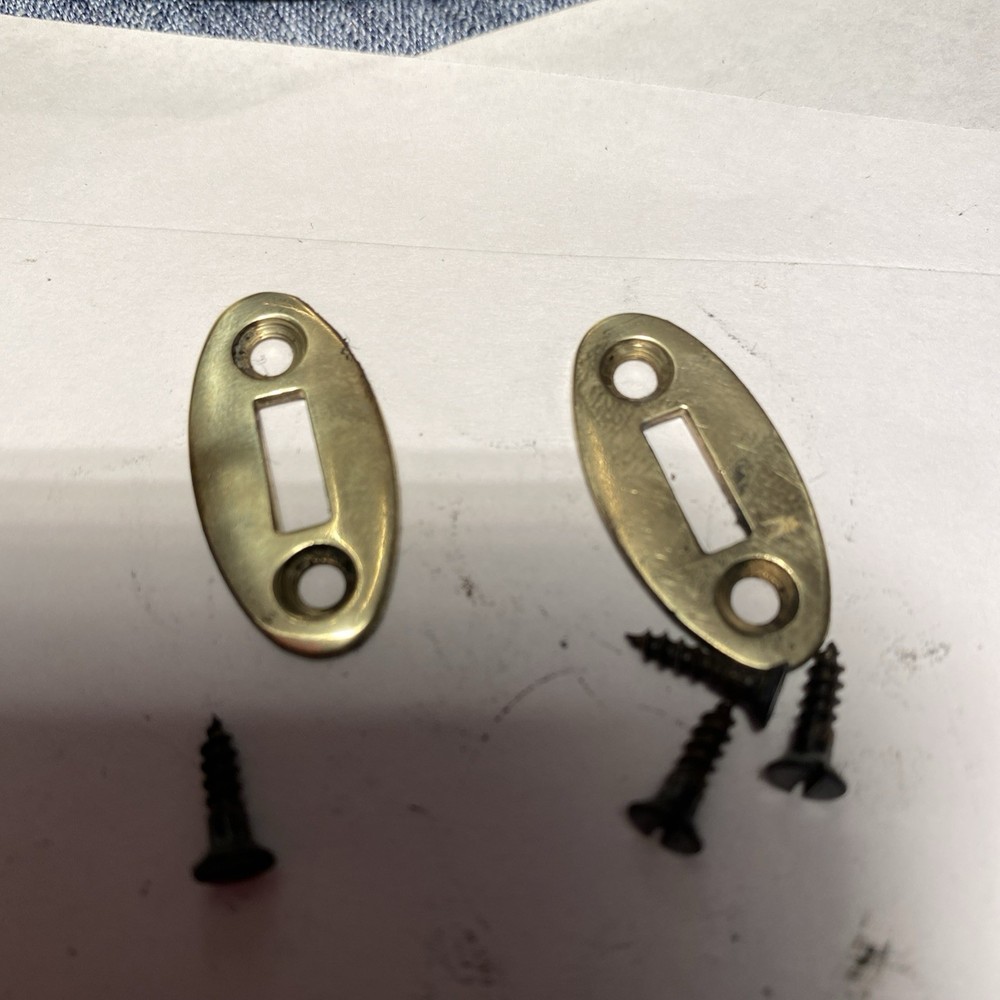 Brass Wedge Plates for Thompson Center Hawken Muzzleloader and Screws