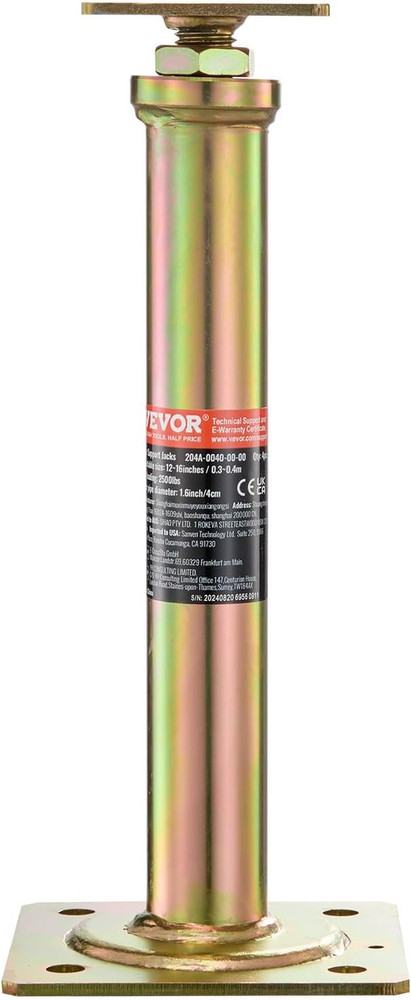 Telescoping Floor Jacks, 4 PCS, 11.6"-16" Height, 10,000 LBS Support