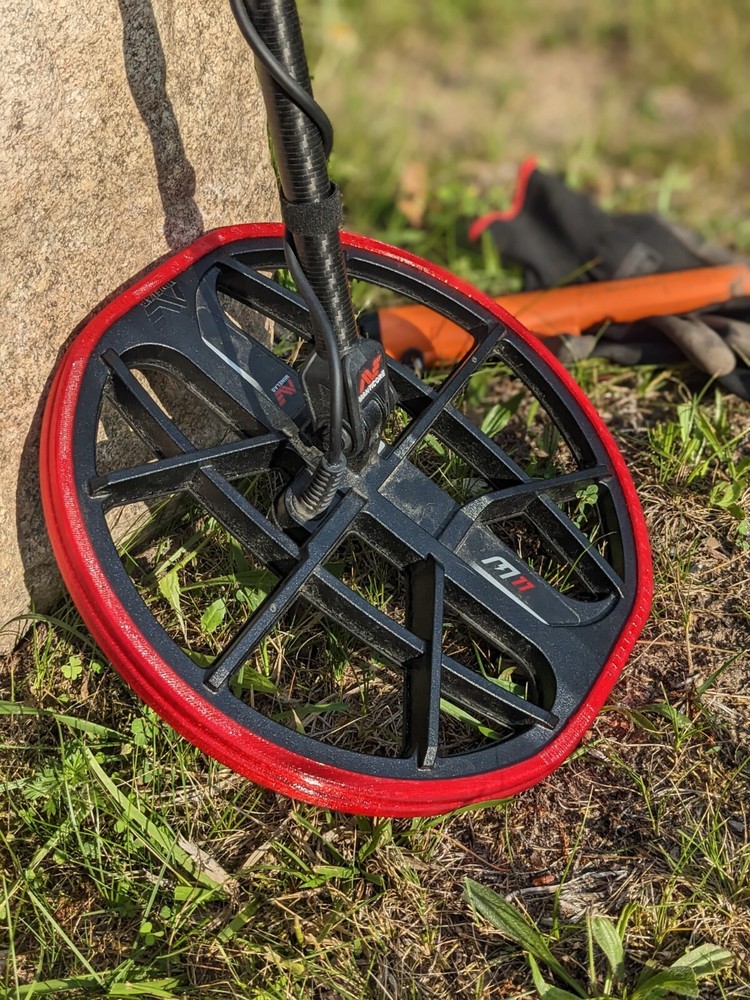 Minelab Manticore 11"  Coil Bumper - Completely Contoured Rubber Guard. ~T-Red~