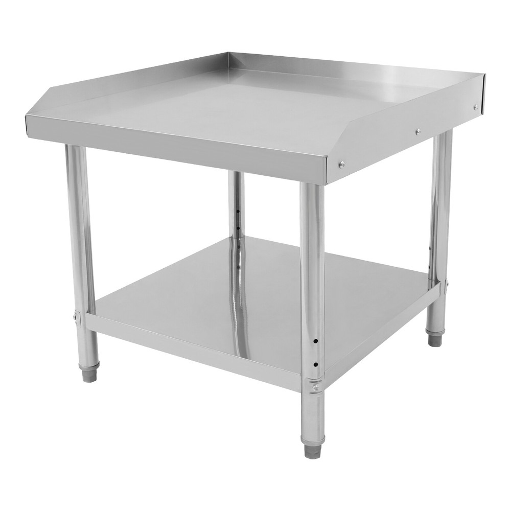 Commercial Work Table Stainless Steel Adjustable Kitchen Prep Working Bench