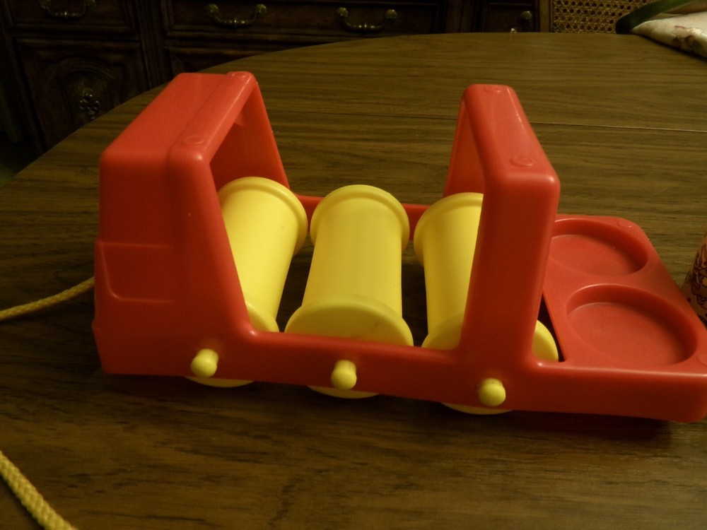 Vintage 1981 Johnson & Johnson Rhythm Rollers Toy with Guide