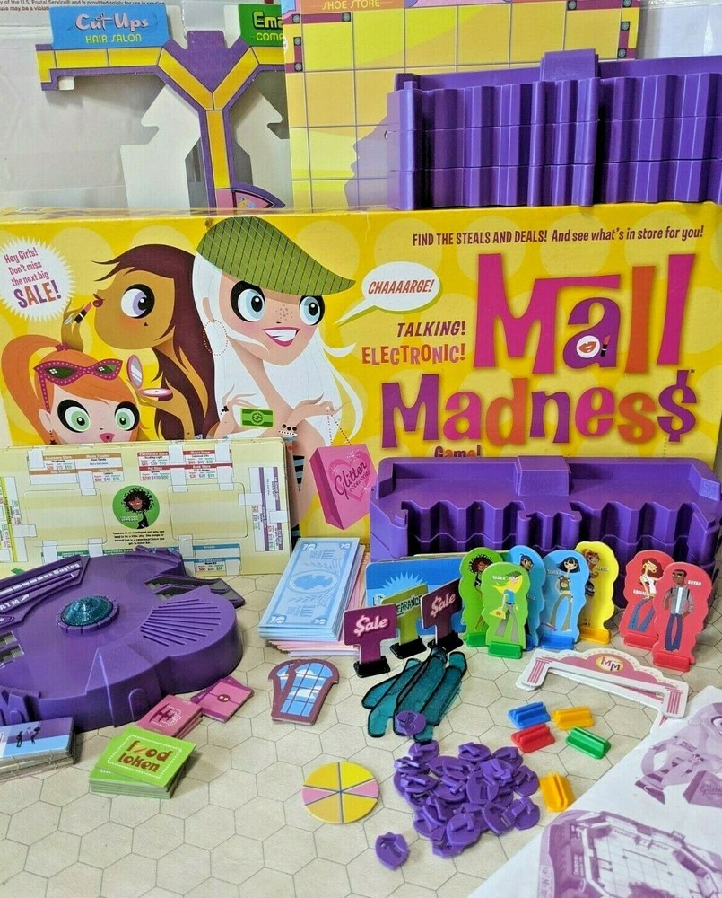 2004 Mall Madness Talking Electronic Replacement Game Parts - Complete Your Game