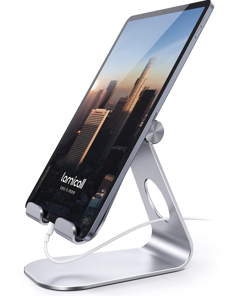 Adjustable Tablet Holder - Desktop Stand Dock Holder for 4-13" Tablets, iPad Pro