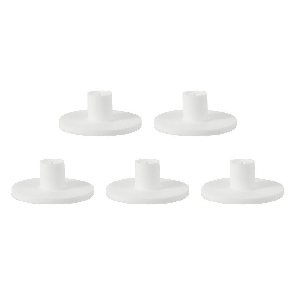 Rubber Golf Tee, 5 Pack 1 Inch Golf Tees Training Tee, White