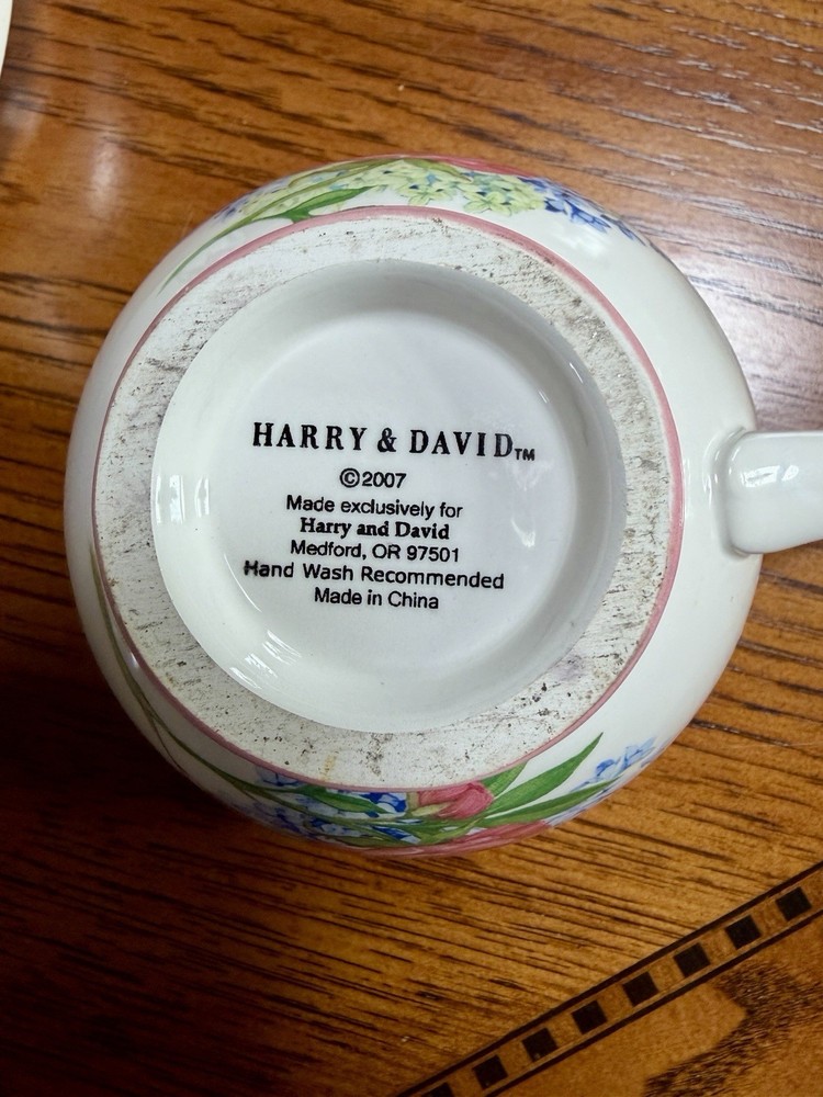 Harry & David Stacking Tea Set For One 2007 EUC