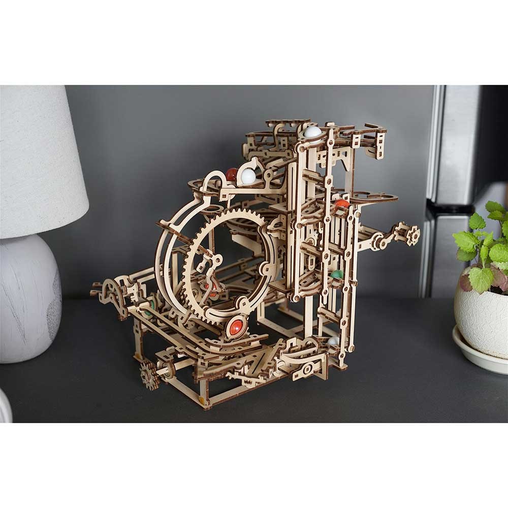 UGears Marble Run 2 Stepped Hoist Model Kit