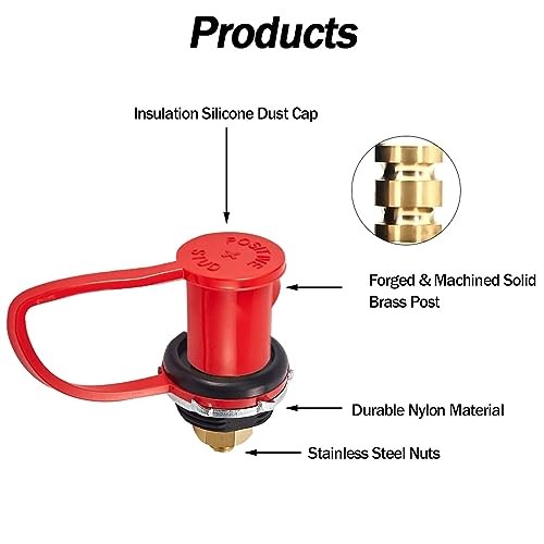 UTV Remote Battery Terminal Jumper Charger Posts Stud Remote Battery Terminals