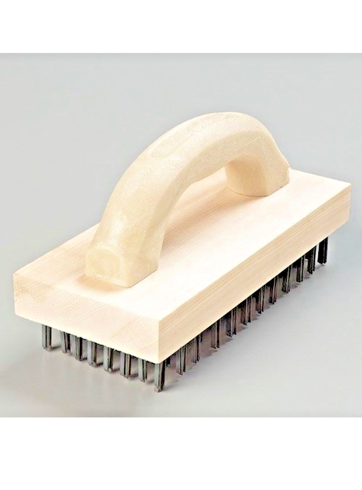 Butcher, Block Brush Flat Steel Metal Bristle W/ Handle 9" X 4"