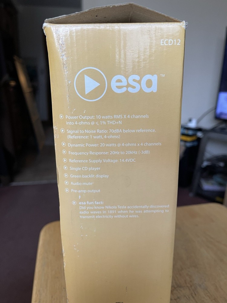 ESA ECD12 Car Stereo NIB