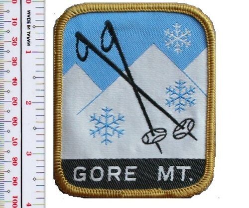 Skiing Gore Mountain Skiing Patch  No Tariff