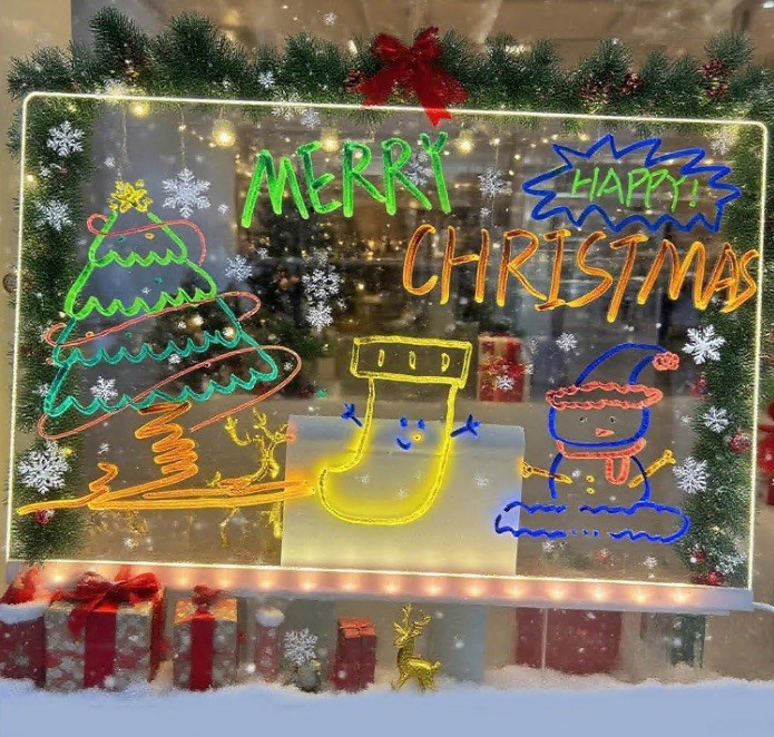 LED Drawing Board LED Light Up Whiteboard 12"x8"