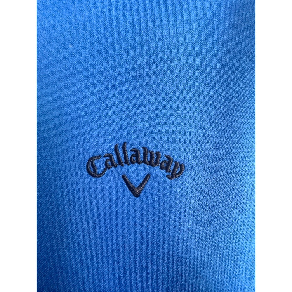 Callaway Golf Pullover 1/4 Zip Blue Men's Medium Athletic Performance Top