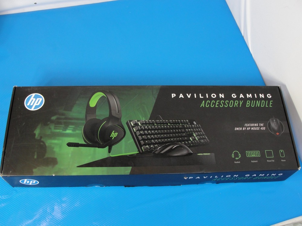 HP Gaming Mouse, Keyboard, Headset, Pad (HP Gaming Kit)