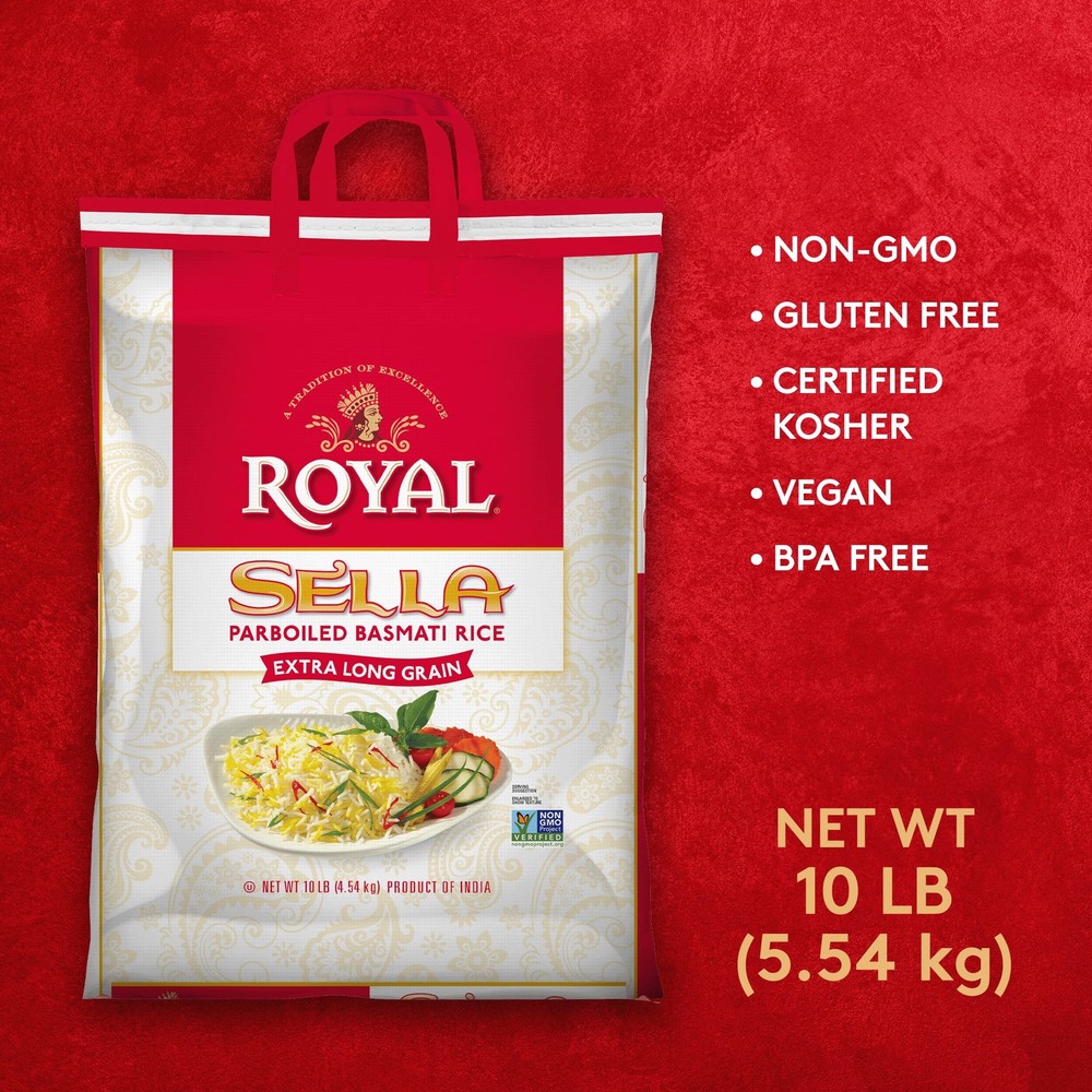 Sella Basmati Rice, 10lbs