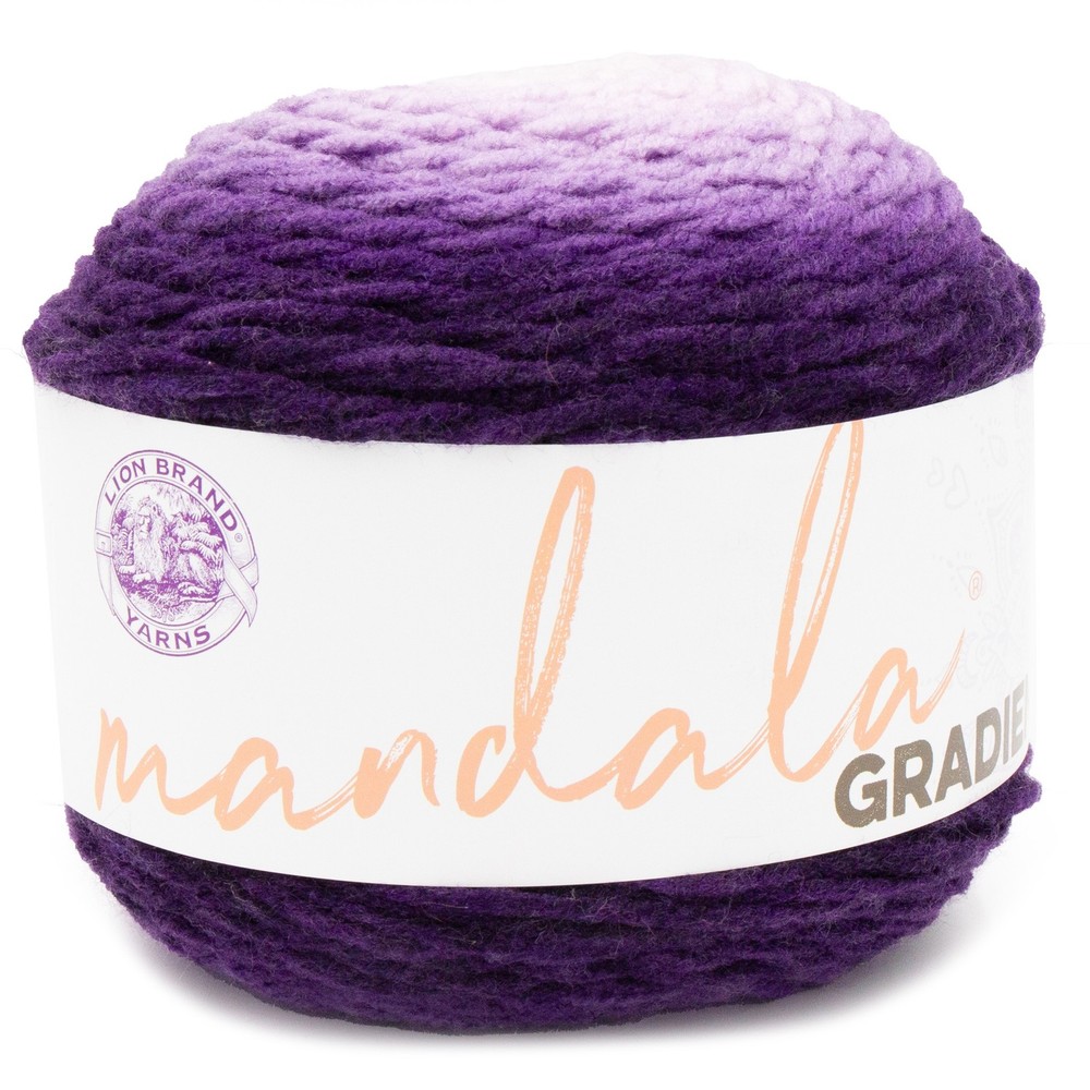 Lion Brand Mandala Gradient Yarn-Purple