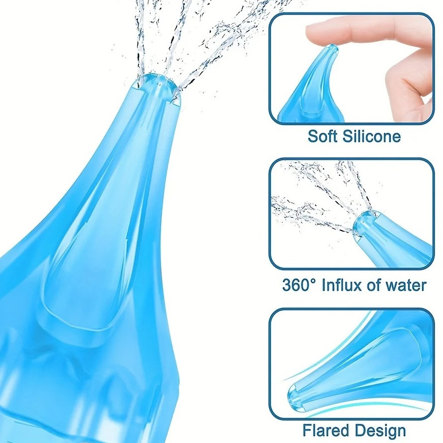 1 pc Ear Wax Removal Syringe Kit Ear Cleaner Rinse Tool with Replacement Tip