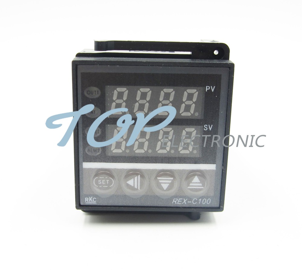 REX-C100 AC Digital PID Temperature Controller + K Thermocouple Sensor 0 to 400℃