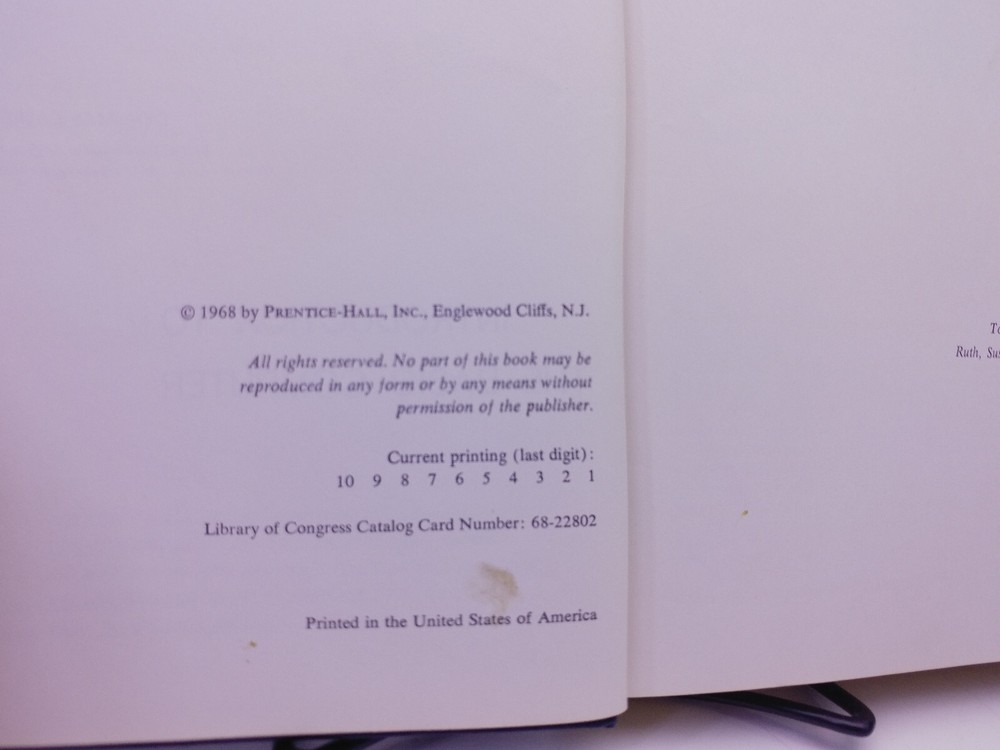 Introduction to the Basic Computer [Hardcover] Eadie Donald 1968 PRENTICE-HALL