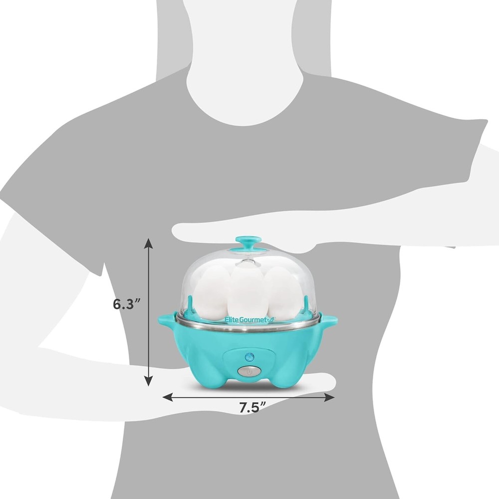 Quick & Easy Electric Egg Cooker with Auto Shut-Off - BPA Free & Versatile