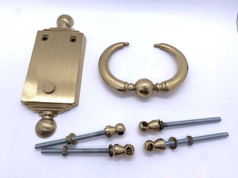 Vintage Solid Brass Door Knocker 7.5” Taiwan