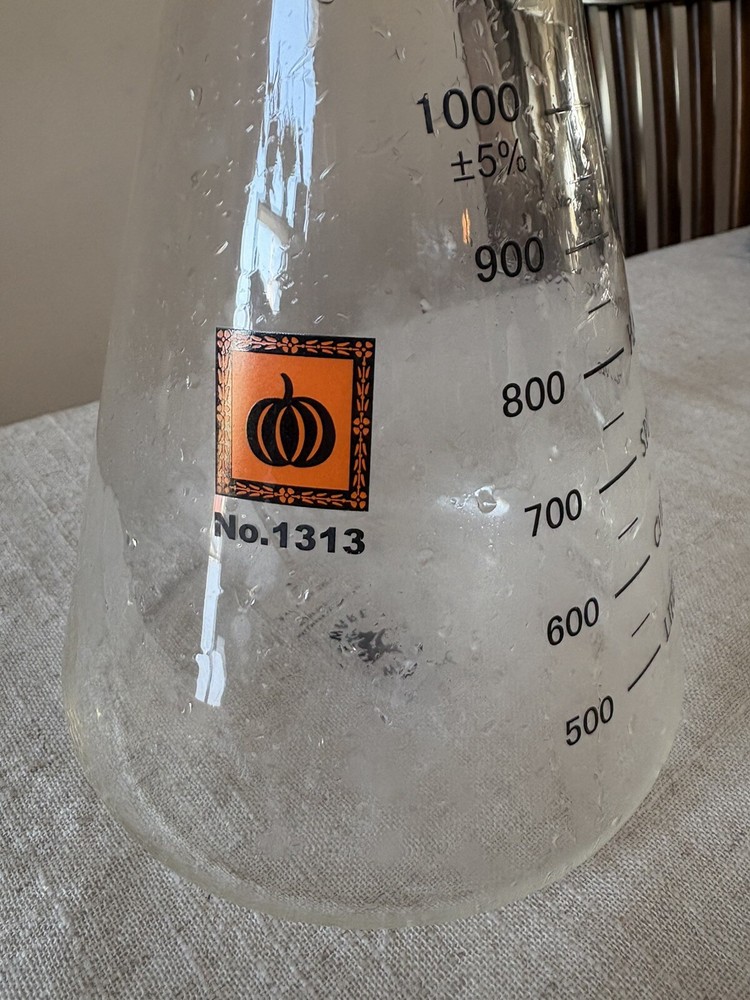 Hallmark:Witch Ware Halloween Alchemy Decor Party #1313 Beaker & Flask Barware