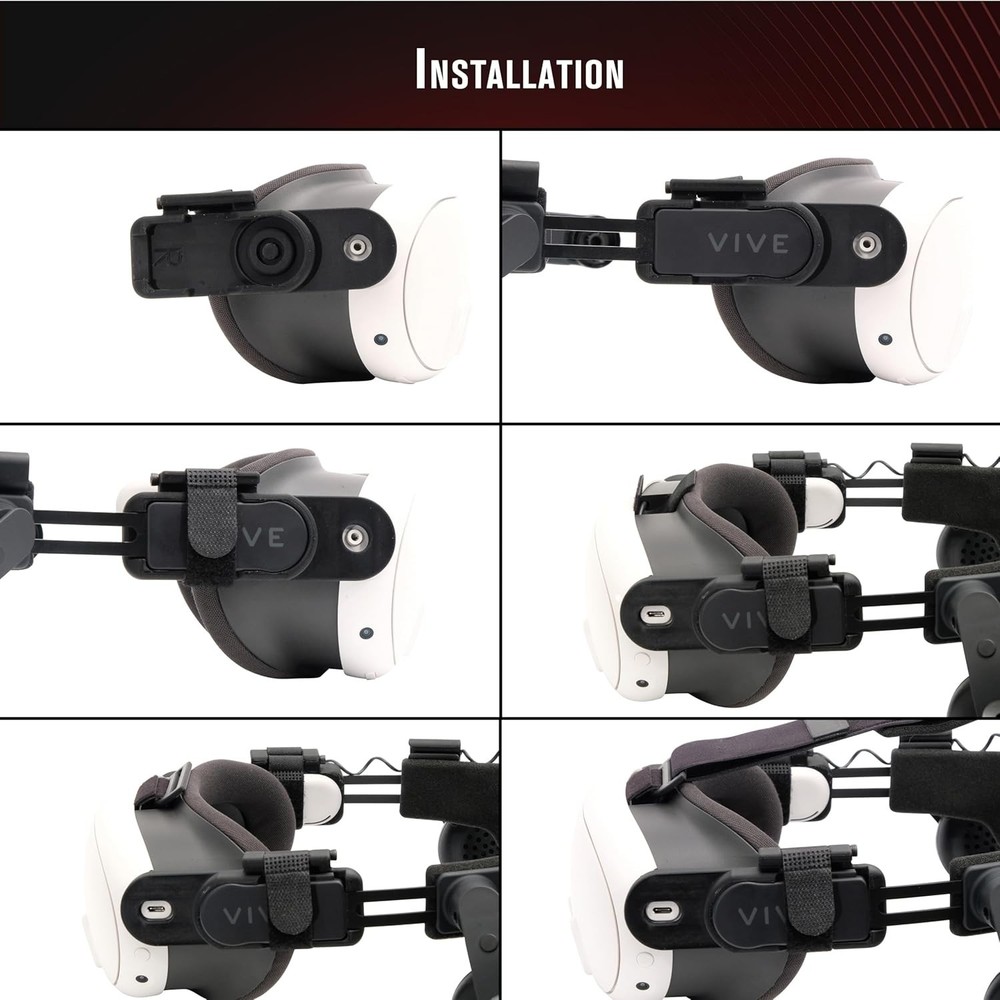 Minimalistic Quest 3 Headset Adapter with 3D Printed Interface for Easy Setup