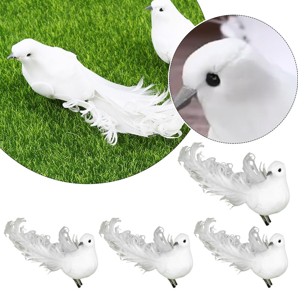 Artificial Bird D??cor Christenings Cute Decorative Feathers For Wedding