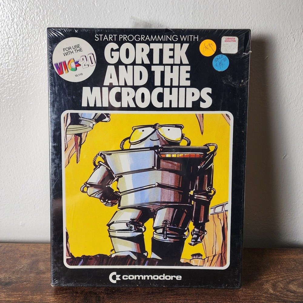 Gortek and the Microchips Programming for Commodore Vic-20 Brand New