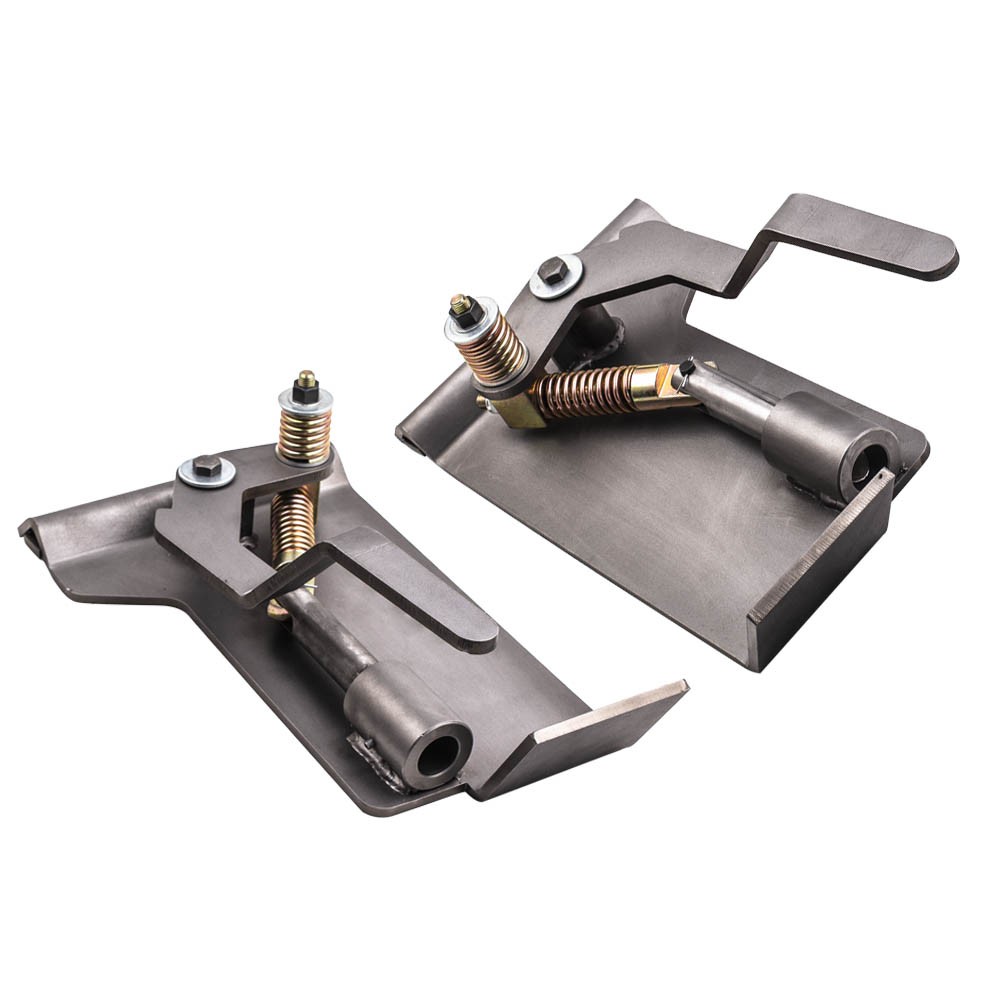 2pc Universal Weld-On Skid Steer Quick Attach Conversion Adapter Quick Tach
