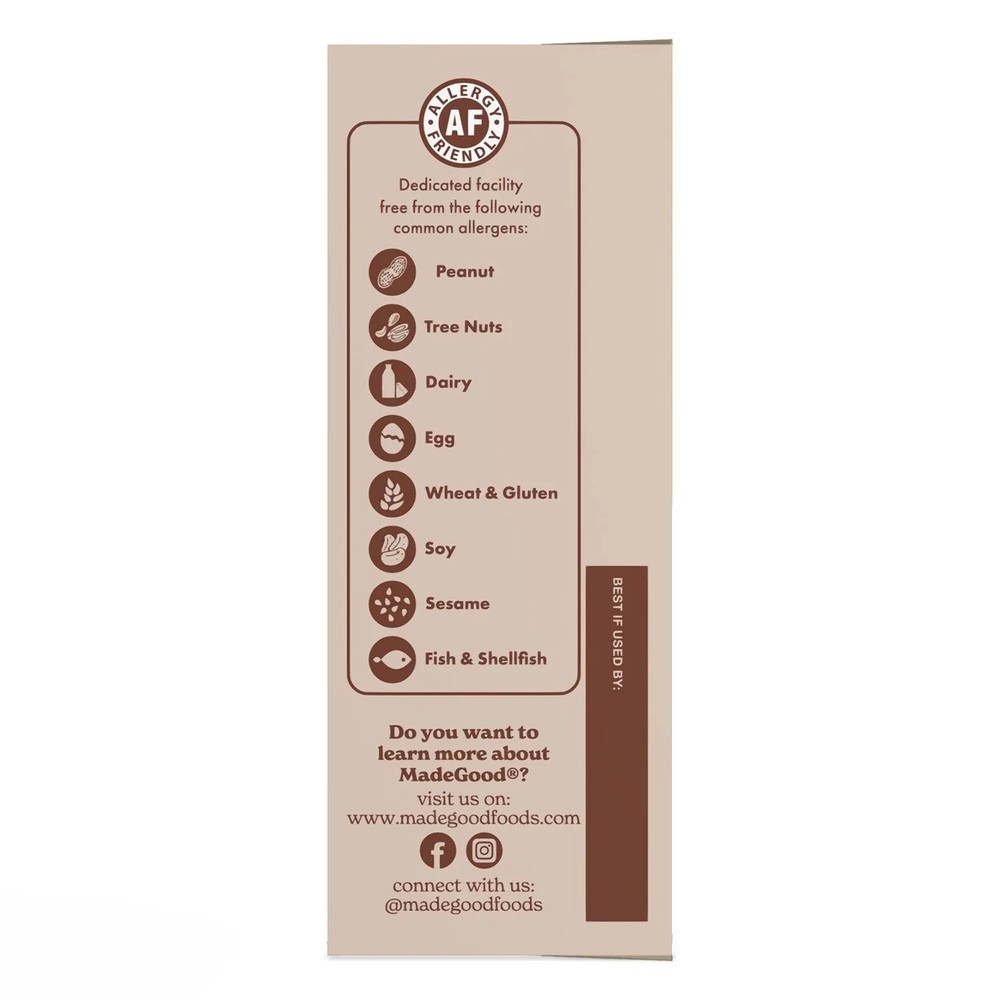 MadeGood Chocolate Chip Bars, 0.85 oz., 24 pk.