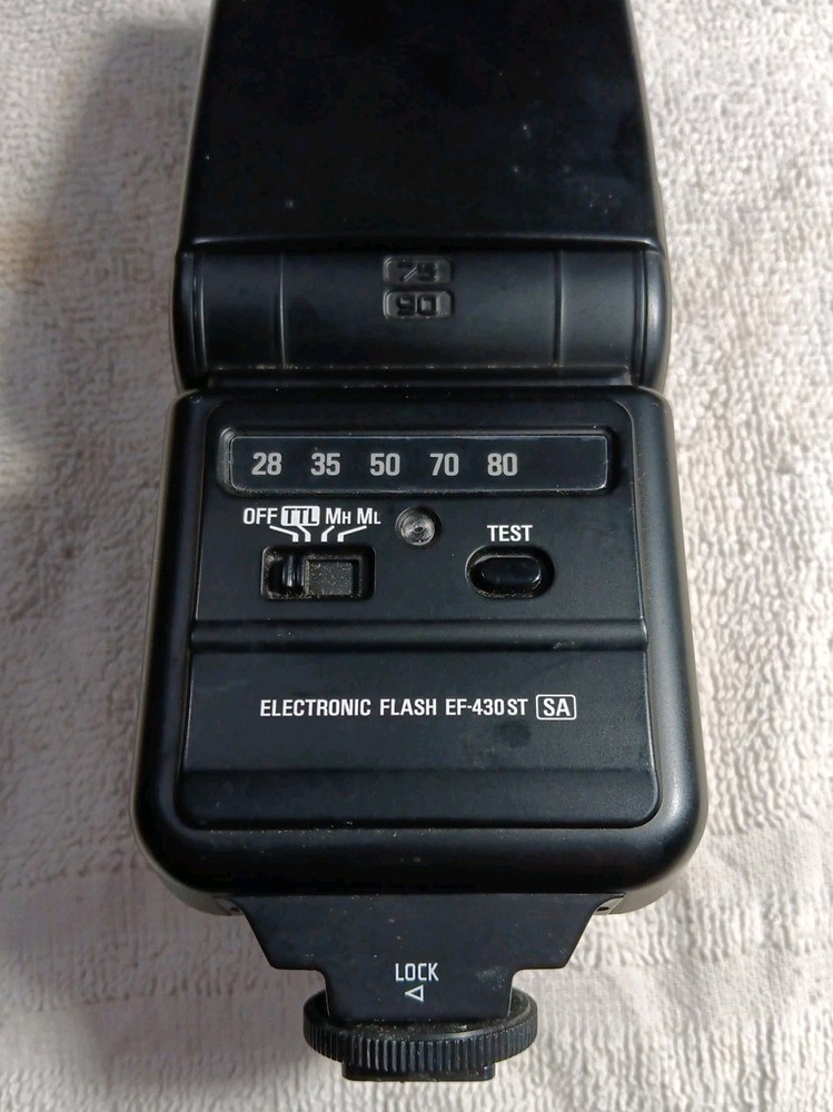 Vintage Camera Flash Electronic SIGMA EF-430 ST (See Description)