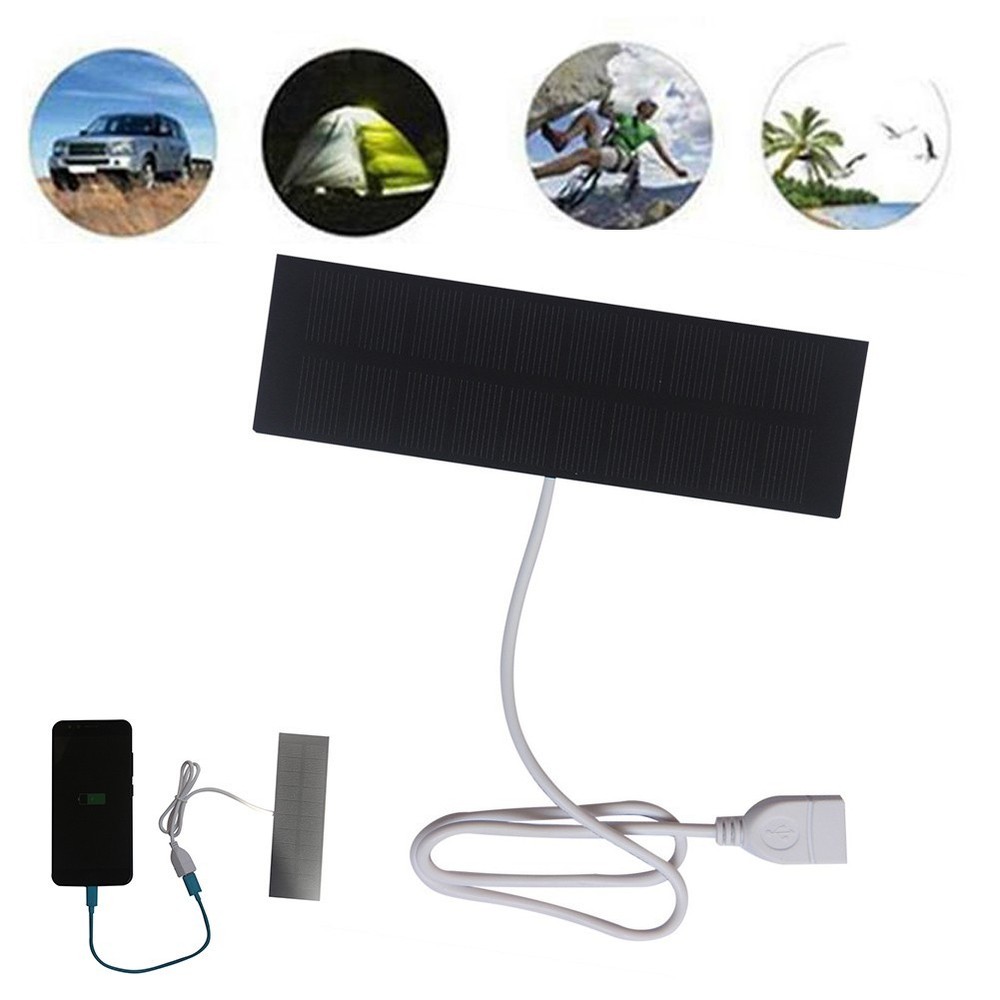 Innovative 2W Portable Solar Charger Compatible with Small Electronics