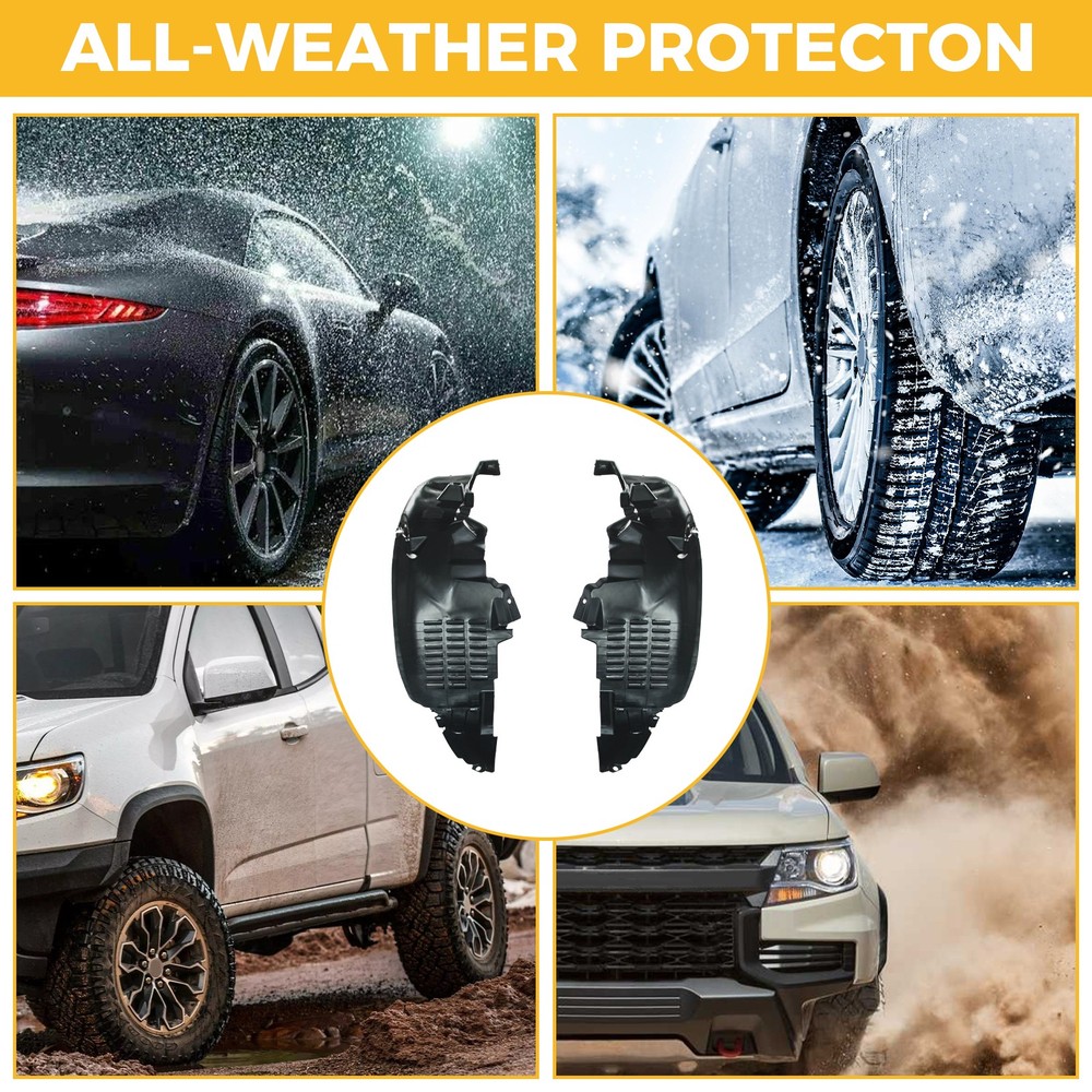 Front Fender Liner For 2006-2011 Hyundai Accent Left + Right Side