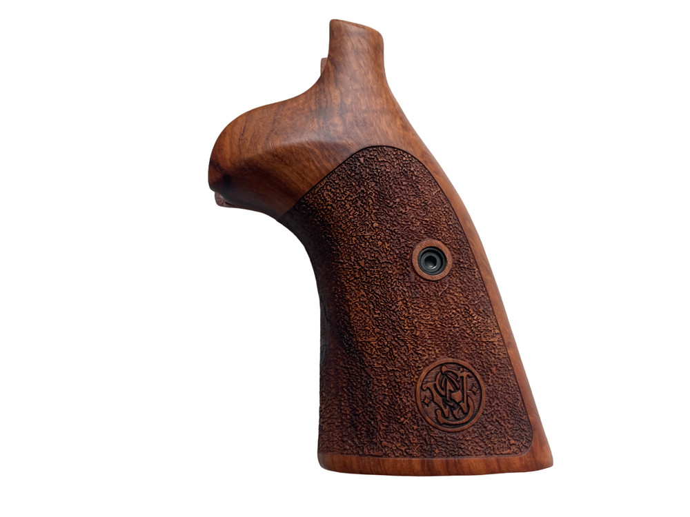 Conversion Grips for S&W, N FRAME ROUND BUTT, Rough Texture Opened Back