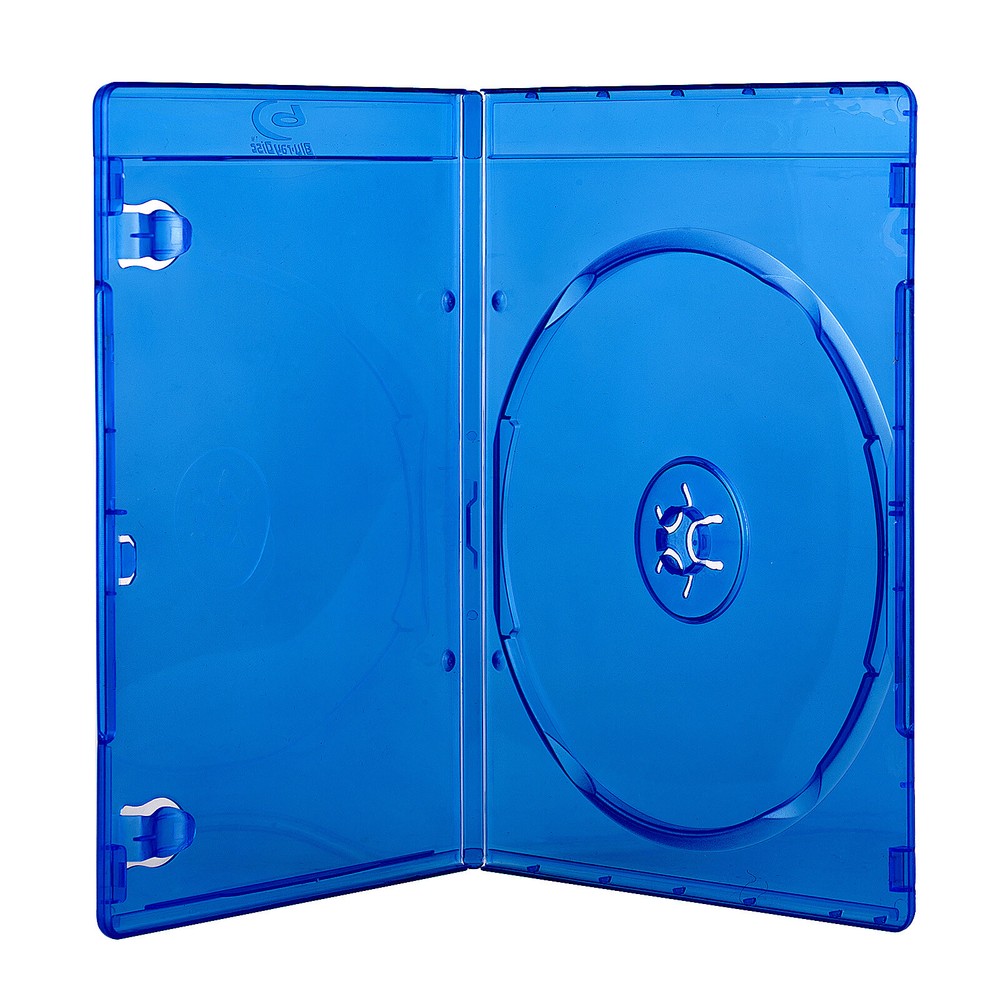 10 Pack Blu-Ray DVD CD Optical Disc Storage Holder 7mm Slim Case Space Saving