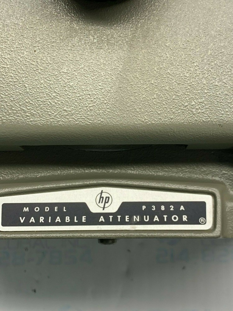 HP P382A VARIABLE ATTENUATOR