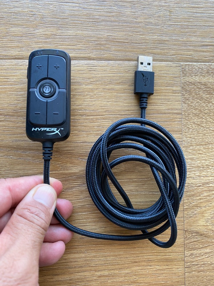 Hyper X Headset USB Cable w/ 7.1 Surround Sound and Volume Controller Works