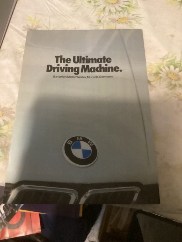 (6) Vintage BMW Brochures from 1979-85