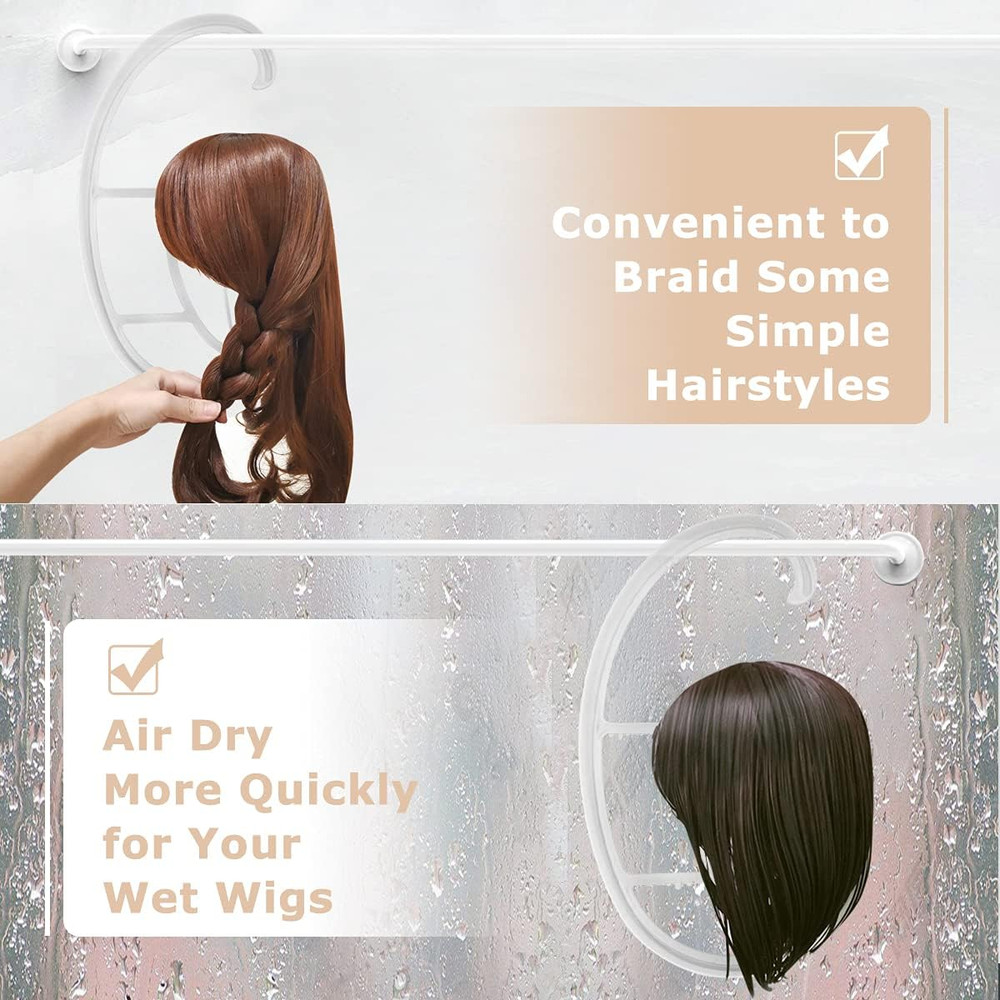 Hanging Wig Stands, Wig Hangers, 2 Sets