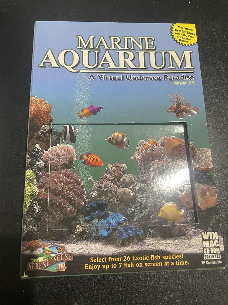 Software PC Marine Aquarium 2005 version 2.5 Box