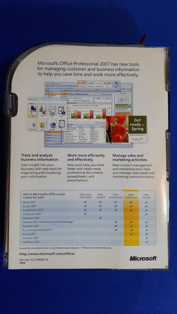 Microsoft Office Professional 2007 Upgrade
